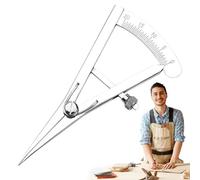 Mini Prensa De Bordes: Herramienta Divisora de Alas Ajustable, Instrumento De Marcado De Precisión Fina, Herramienta De Plegado De Cuero Pulido, Divisor De Medición Artesanal | Perfecto Para Trabajo