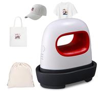 Mini Prensa de Calor, Prensa de Transferencia con Base Aislante de Seguridad, Mini Prensado de Calor para Transferencia para Camisetas, Zapatos, Bricolaje, Pequeños Proyectos de Vinilo HTV