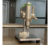 Mini prensa de taladro de sobremesa, 3.175 mm, 3-12 V, 9600 RPM, compacta, velocidad ajustable, ideal para bricolaje y reparación de relojes