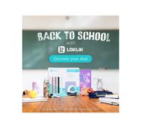 Mini prensa térmica LOKLiK - Paquete de inicio de la vuelta al cole