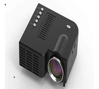 Mini Projector 28C Mini Portable LCD Projector The Same Screen Supports 1080p USB SD Card Home Theater Projector (Color: Black Size: 9.8 * 8.7 * 4.9cm)