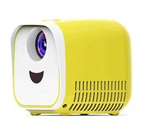 Mini Projector L1 LCD Projector 1000 Lumens Children Gift Theater Projector Home Theater Projector (Color : Yellow Size : OneSize)(OneSize Black)