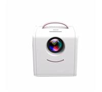 Mini Projector LED 700 Lumens Projector HDMI USB AV Port Portable Children's Story Projector (Color : Pink Size : 105 * 103 * 105mm)