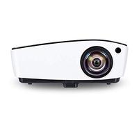 Mini Projector LED Video Projector DLP Projector 4000 Lumens 1024x768dpi for Home Theater Portable Projector (Color : Black Gold Size : One Size)(One Size White Silver)