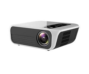 Mini Projector T8 4500 Lumens 1080p Full HD LCD Home Theater Projector Home Theater Projector (Color : White Size : 26.00x21.00x8.50cm)