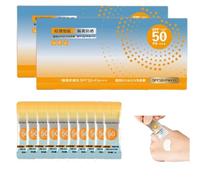 Mini protector solar tamaño de viaje, Mini crema solar SPF 50 tamaño de viaje,loción con protección UVA/UVB, paquete portátil a granel de protector solar (100 PC)