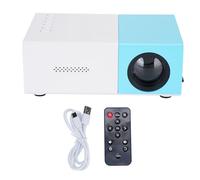 Mini Proyector, 1080p 6000lm 100ansi, Auto Keystone, 14 a 100 en Proyección, Proyector de Películas Caseras Compatibles con HDMI/USB/TV Stick/Smartphone/PC/Laptop