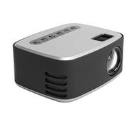 Mini proyector, 1920 * 1080P Proyector de películas portátil para el hogar Proyector de Video LED Mini Home Theater HD con Control Remoto, para Discos de Audio/DVD/U/computadora(EU)