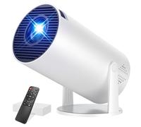 Mini Proyector 4K 1080P Support con WiFi 6 Bluetooth 5.4, Auto Keystone 270° Rotable Proyector Portátil Apps Integradas Compatibile con HDMI/TV Stick/Laptop/Memory Stick Projector Cine en Casa