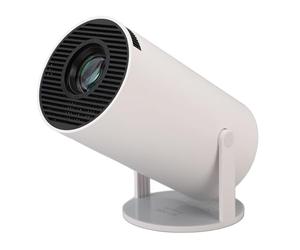 Mini Proyector 4K con 5G WiFi y Bluetooth, Proyector de Película Al Aire Libre Giratorio de 270 Grados 1GB 8GB con Corrección Automática, Proyector de Cine en Casa de 40-130