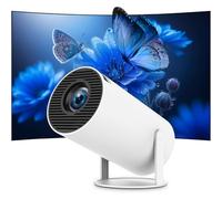 Mini Proyector 4K WiFi 6 BT5.2 Upgraded Proyector portátil Full HD Compatible con Teléfono/PC/TV/HDMI/PS5 Corrección Automática de Keystone Teatro en Casa Rotación de 180°[Aplicación Integrada]