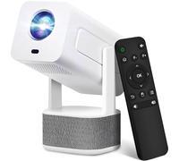 Mini proyector, compatible con proyector 4K 1080P Full HD con WiFi y Bluetooth, pantalla de 30 a 200 pulgadas, proyector portátil con corrección trapezoidal automática compatible con TV Stick HDMI/USB