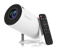 Mini proyector, compatible con proyector portátil 4K 1080P con doble banda WIFI6 5G inalámbrico 5.2 Bluetooth Android 11, 200 lúmenes ANSI, rotación de 180°, corrección trapezoidal automática