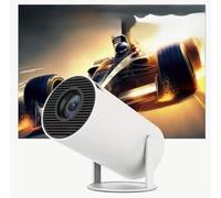 Mini Proyector con Bluetooth, Soporte 4K 130" Pantalla Cine Proyector con Enfoque Automático & Keystone, 5G+2.4G WiFi 6 Conexión, 180° Visión Giratoria Dar Cine en Casa, Laptop, Smartphone