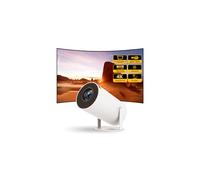 Mini Proyector con WiFi y Bluetooth, Nuevo Proyector Smart Vision Beam con Android 11, Proyector Portátil para Exteriores, Soporta 1080P, Auto Keystone Home Movie Projector para PS4, LYNCAST