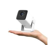 Mini proyector con WiFi y Bluetooth, proyector portátil Keystone automático, rotación de 270 grados, compatible con 4K inteligente, proyector de video para el hogar Android 13