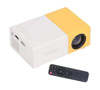 Mini Proyector de Películas, Pantalla LCD TFT Resolución de 1920x1080 con Pantalla Enorme de 24-60 Pulgadas, Proyector de Súper Disipación de Calor con 30000 Horas de(EU)