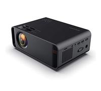 Mini Proyector De Video Portátil Proyector De Cine En Casa De 1080P A Todo Color Compatible con Interfaz USB/AV/SD/HDMI para Cine En Casa,Negro