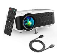 Mini proyector de Video, proyector LCD WiFi Compatible con 1080P 4500 S Video Multimedia de Cine en casa Compatible con Puerto HDMI o VGA para conectar PC/portátil/Android TV Box Good