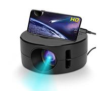 Mini Proyector de Video, Proyector LED Portátil con la Misma Pantalla del Teléfono para Tabletas de Teléfonos Inteligentes, Proyector de Películas de Cine en Casa para Niños, Regalo para Niños,