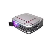 Mini proyector de Video, Soporte para proyector Proyector Dlp Corrección Trapezoidal automática 6300 Lume WiFi Pantalla inalámbrica LED 3D Home Theater con batería Recargable Altavoces estéreo Good