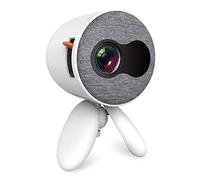 Mini proyector es Compatible con el teléfono móvil con el proyector Multimedia 1080P Reproductor de vídeo Regalo de los niños Misma Pantalla con Laptop Stick de TV DVD de Xbox PS3 PS4,Blanco
