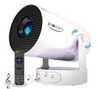 Mini proyector FOUBUS HIFI, proyector portátil 1080P Full HD, WiFi y Bluetooth 5.4, Keystone automático, pantalla de 35 a 130 pulgadas, proyector inteligente 4K ultra HD Android11 con altavoz HIFI