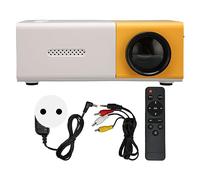 Mini Proyector, HDMI/AV/Tarjeta de Memoria/audio/1080P Compatible con Full HD, Proyector Inteligente para Exteriores 200 ANSI, para Teléfono, TV Stick, para para para