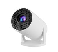 Mini Proyector Inteligente con WiFi y Bluetooth, Giratorio de 270° 1080P de 150 Pulgadas, Keystone Automático para Exteriores y Cine en Casa