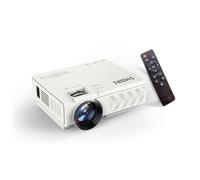 Mini proyector nativo E1 120±%10ansi lumen 1080P, LCD de 4.1 pulgadas, proyector de video multimedia de cine en casa, compatible con HDMI Full HD 1080P, USB, altavoz VGABuilt-in (E1)