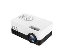 Mini proyector para el hogar compatible con 1080P AV USB tarjeta SD USB proyector portátil (D 131 x 86 x 58 mm)