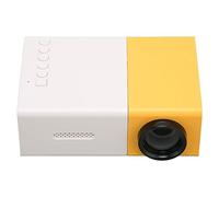 Mini proyector para niños, portátil HD 1080P con USB, HDMI, AV, tarjeta de memoria, audio de 3,5 mm, vídeo Palm para cine en casa