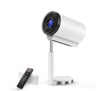 Mini proyector portátil 4K 1080p Full HD Compatible con Android 11 y Netflix WiFi 6, corrección automática de Trama Trapezoidal, Mini proyector de Cine en casa Giratorio de 180°, Adecuado para