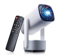 Mini Proyector Portátil 4K Supote - SOOMFON Smart TV Proyector 720P Nativo 260 Lumens 270° Rotation WiFi y Bluetooth Videoproyector para HDMI/TV Stick/USB/PS5/Laptop