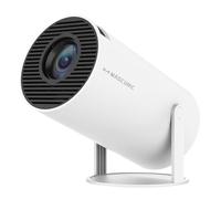 Mini Proyector Portátil Auto Keystone con Android 11,Proyector 4k con WiFi 2.4G/5G, BT 5.4, Pantalla de 130 Pulgadas, Giratorio 180°,Proyec Móvil Cine en Casa para HDMI/USB