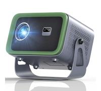 Mini Proyector Portatil con Android OS, Corrección Trapezoidal Automática, Projector Portable 4k Compatible con Full HD 1080P, BT5.2 WiFi6, Videoproyector Portátil para TV Stick/Exteriores (with wifi)