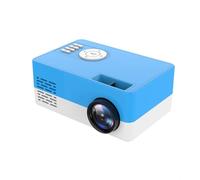 Mini proyector portátil de video-proyector, proyector de teléfono 1080P Full HD, proyector de cine en casa, proyector pequeño compatible con varios periféricos (240P, azul)
