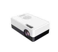 Mini proyector portátil de video-proyector, proyector de teléfono 1080P Full HD, proyector de cine en casa, proyector pequeño compatible con varios periféricos (480P, blanco)