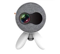 Mini proyector portátil para niños, proyector de cine en casa 3D pequeño proyector 1080P compatible con teléfono móvil (color: blanco) (un color) pequeño regalo