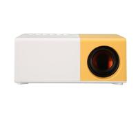 Mini Proyector, Proyector Casero con Resolución 1920X1080P, Compacto para Decodificadores para Oficina (Enchufe de la UE)