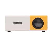 Mini Proyector, Proyector de Películas Portátil de Pantalla Grande de 1920x1080 de 24 a 60 Pulgadas, con Control Remoto, para Acampar Al Aire Libre, Video, Cine en el Dormitorio