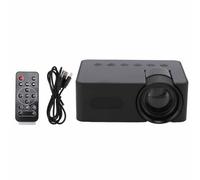 Mini proyector, proyector de vídeo Compatible con Full HD 1080P, proyector de películas portátil para Cine en casa al Aire Libre, Compatible con TV Stick Smartphone y Tablet PC