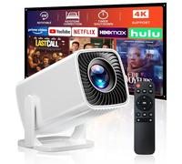 Mini proyector, proyector portátil 4K, proyector Full HD 1080P para exteriores, proyector de película de rotación de 270°, visualización máxima de 200 pulgadas, compatible con smartphone, TV Stick,