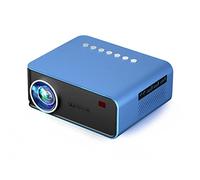 Mini proyector T4 de 3600 lúmenes, compatible con proyector LED 1080P completo, pantalla grande, portátil, cine en casa, proyector de video inteligente (color: negro) (negro) pequeño regalo