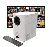 Mini proyector, VenirCool Native 720P, compatible con decodificación 4K, proyector de películas portátil para cine en casa al aire libre, zoom del 50%, compatible con HDTV, USB, AV, Smartphone/Tablet