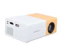 Mini Proyector YG300 Pro, Proyector de Películas Portátil, Proyector Doméstico, Compatible con Dispositivos iOS y Android, Proyección de 24 a 60 Pulgadas, Altavoz (Enchufe