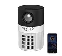 Mini proyector, YT400 HD 1080P Multi-Modelo Interfaz Teléfono Proyector de Cine en Casa, Jumbotron Soporte U Disco, Set Top Box, Etc