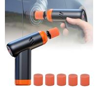 Mini pulidora, máquina pulidora inalámbrica para coche, 2000 mAh, recargable, pulidora excéntrica con 2 velocidades ajustables, reparación de arañazos, juego de pulido para el cuidado del coche