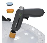 Mini pulidora pulidora de 12 V, multifuncional, ergonómica, máquina de encerar para detalles de automóviles, para caravana, camión, automóvil, sedán, camioneta