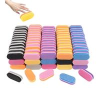 Mini pulidores de uñas, bloque de pulido, lima de uñas, esponja para pulir, limas de uñas de grano 100/180, bloque de lijado para pulir, para uñas acrílicas y tecnología de uñas naturales